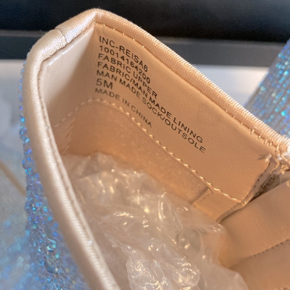 NIB [INC International Concepts] Reisa 6 Pointed Sparkle Ankle Boots Women’s 5.0 - Picture 12 of 15
